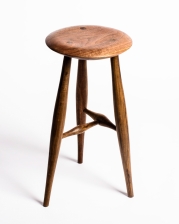 Walnut stool